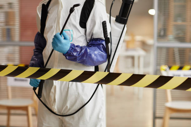 Professional Biohazard Cleanup technician working in Fairless Hills, PA